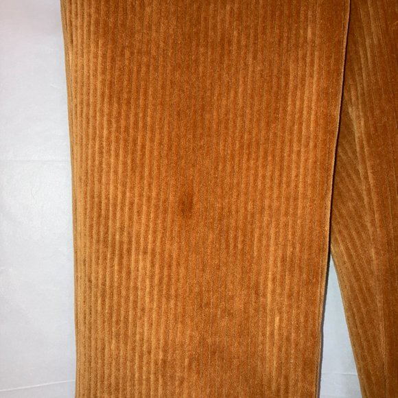Emory Park Rust Stretch Corduroy Womens Flare Leg Pants Size S - Picture 6 of 13